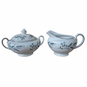 Vintage Johnson Brothers Porcelain Creamer & Sugar Bowl Set